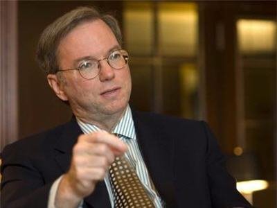 谷歌執行董事長埃里克·施密特(新浪科技配圖) 谷歌執行董事長埃里克·施密特(新浪科技配圖)